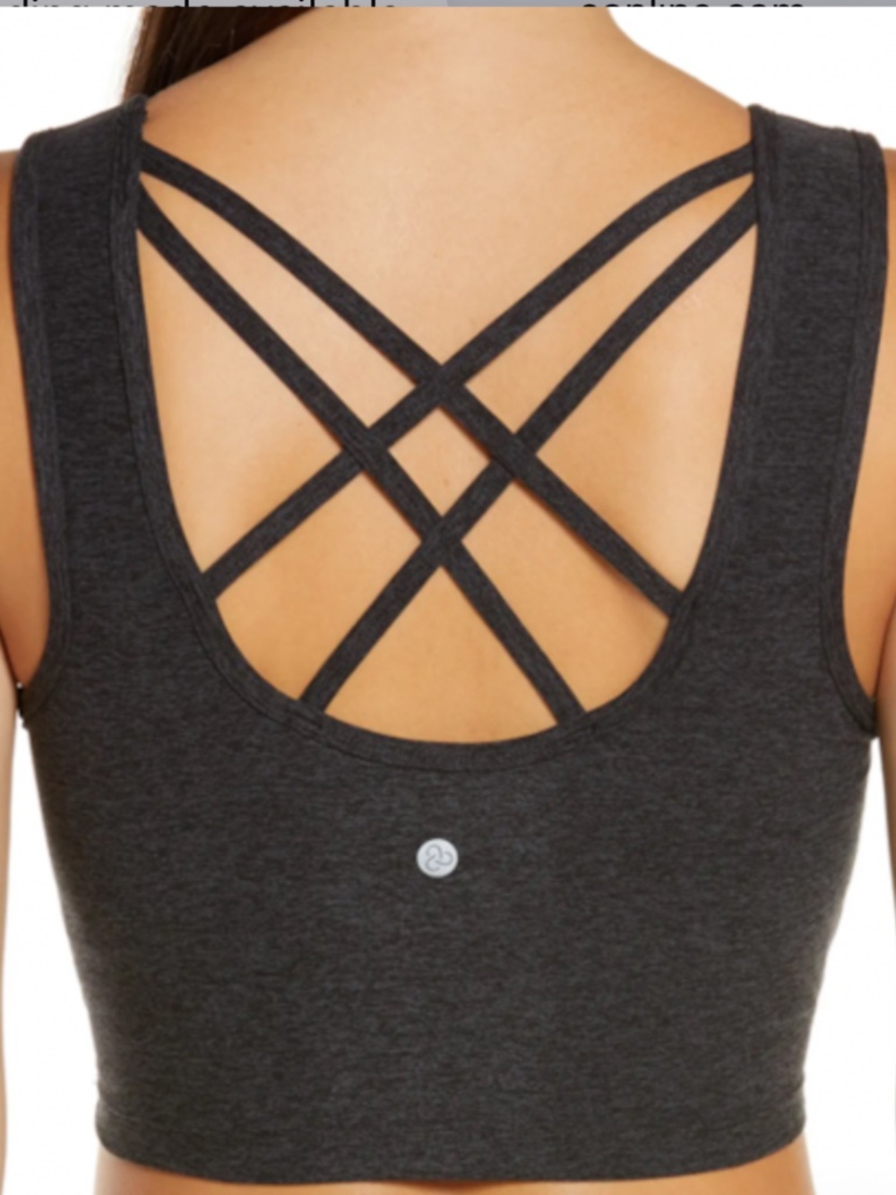 Zella studio light longline sports bra